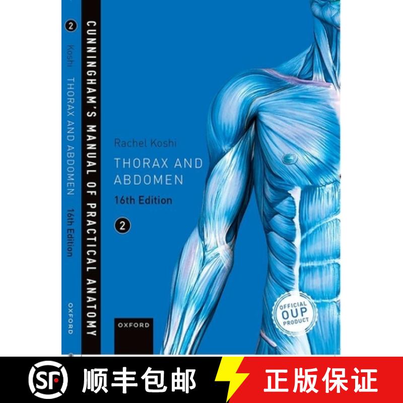【3-4周达】Cunningham's Manual of Practical Anatomy Vol 2 Thorax and Abdomen [9780198749370]