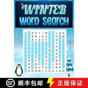 【3-4周达】Winter Word Search :  Word Search Book for Adults - Large Print Big Word Searches Puzzle B... [9786744463172]