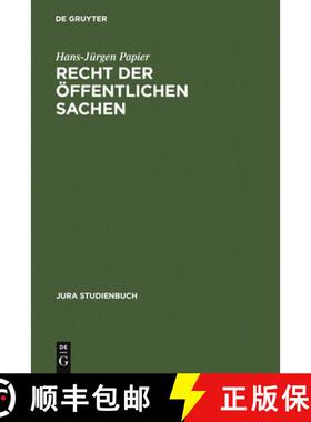 预订 Recht der oeffentlichen Sachen [9783110153415]