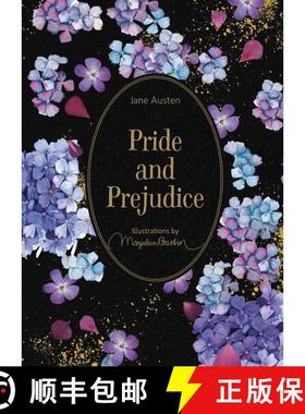 【3-4周达】Pride and Prejudice: Illustrations by Marjolein Bastin [9781524861759]