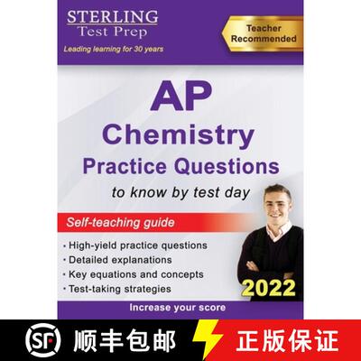 【3-4周达】Sterling Test Prep AP Chemistry Practice Questions: High Yield AP Chemistry Questions & Re... [9781954725317]