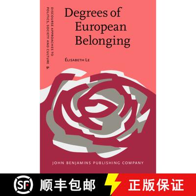 【3-4周达】精装 Degrees of EUR opean Belonging.The fuzzy areas between us and them. [9789027208385]