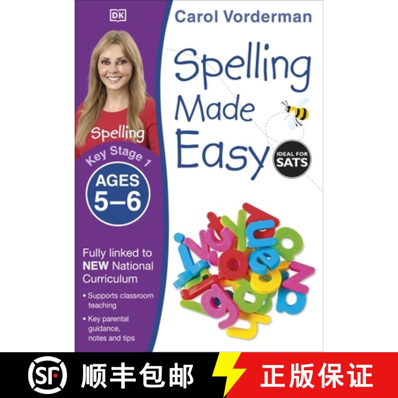 【3-4周达】Spelling Made Easy, Ages 5-6 (Key Stage 1) : Supports the National Curriculum, English Exe... [9781409349426]