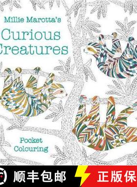 【3-4周达】Millie Marotta's Curious Creatures Pocket Colouring [9781849946247]