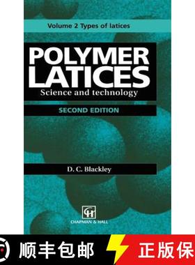 【3-4周达】Polymer Latices: Science and Technology Volume 2: Types of Latices [9780412628801]