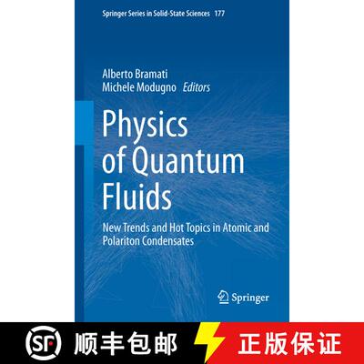 【3-4周达】精装 Physics of Quantum Fluids : New Trends and Hot Topics in Atomic and Polariton Condens... [9783642375682]