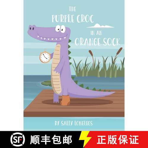 【3-4周达】The Purple Croc In An Orange Sock [9798987742815]