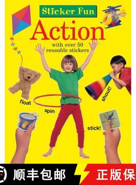 【3-4周达】Sticker Fun: Action: With Over 50 Reusable Stickers [9781861474186]