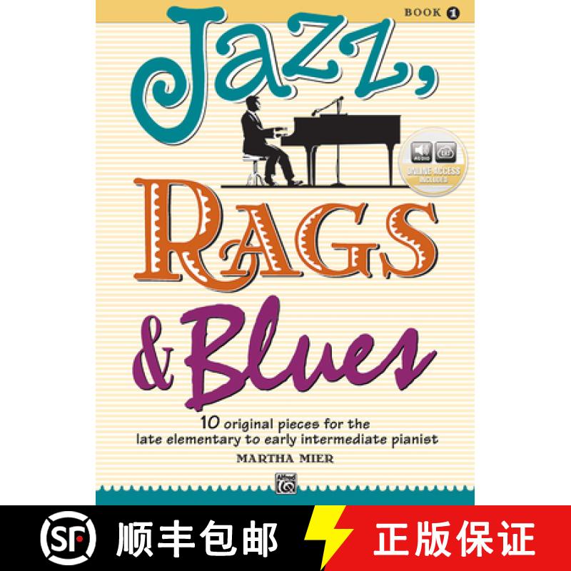 【2-3周达】Jazz, Rags and Blues Book 1 [9780739009635]