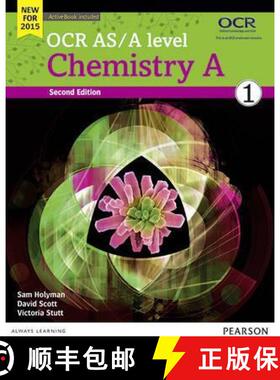 【3-4周达】OCR AS/A level Chemistry A Student Book 1 + ActiveBook: - OCR AS/A level Chemistry A Stude... [9781447990789]