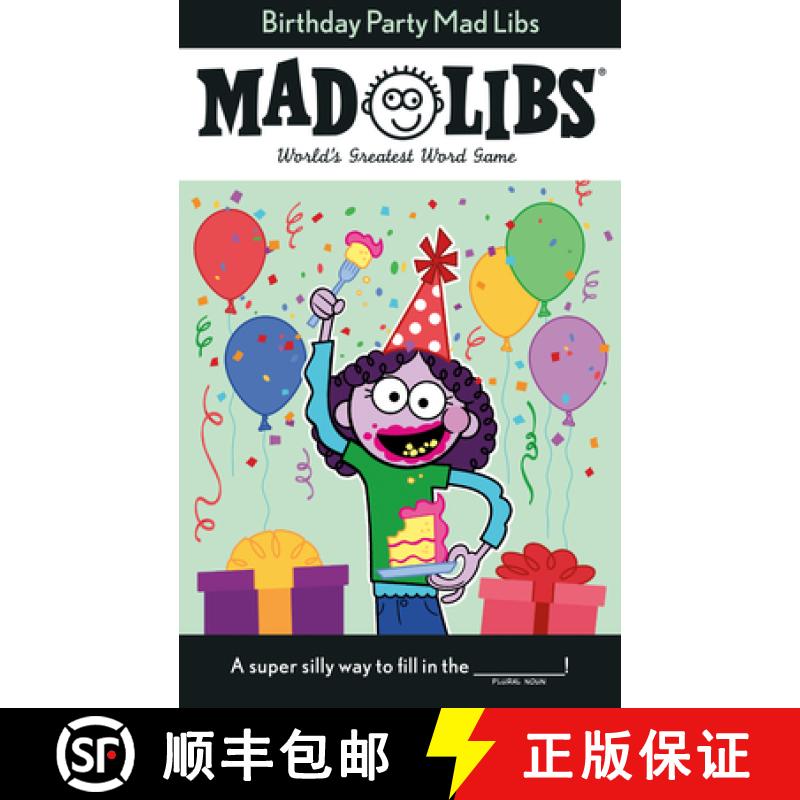 【3-4周达】Birthday Party Mad Libs: World's Greatest Word Game [9780593093948]