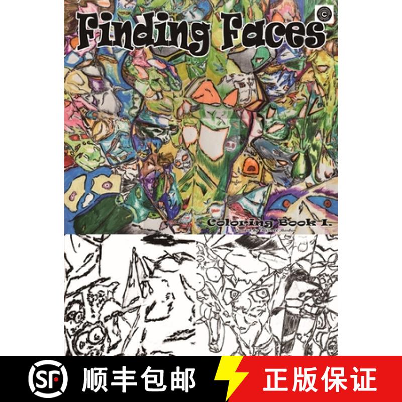 【3-4周达】Finding Faces Coloring Book I. [9781956035001]
