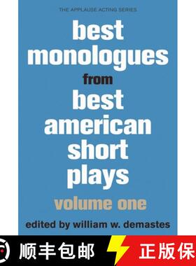【3-4周达】Best Monologues from Best American Short Plays: Volume One [9781480331556]