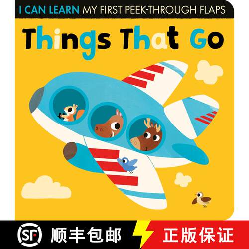 【3-4周达】Things That Go: My First Peek-Through Flaps [9781680106725]