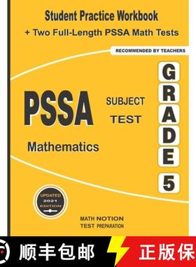 【3-4周达】PSSA Subject Test Mathematics Grade 5: Student Practice Workbook + Two Full-Length PSSA Ma... [9781636200873]