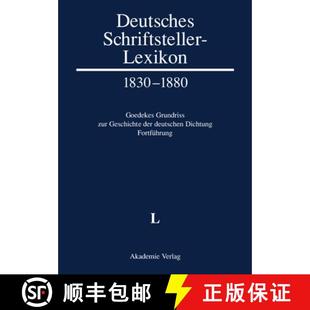 1830 Grundriss Deutsches Lexikon Dich... 预订 deutschen 1880. Schriftsteller Geschichte zur Goedekes 9783050046143 der