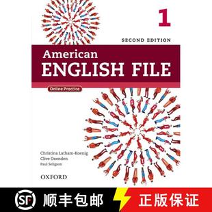 【3-4周达】American English File Second Edition: 1 Student's Book with Oxford Online Skills Program [9780194776158]