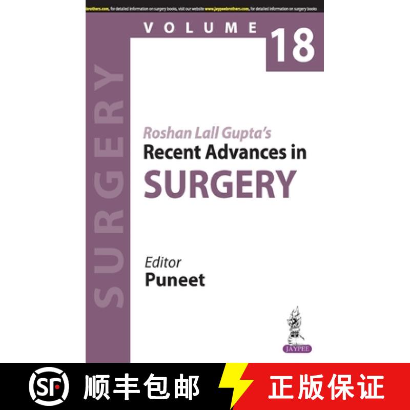 【3-4周达】Roshan Lall Gupta's Recent Advances in Surgery (Volume 18) [9789356965553]