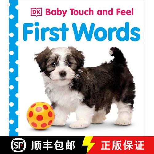 【3-4周达】Baby Touch and Feel First Words: An Interactive Language Development Board Book [9781465454713]