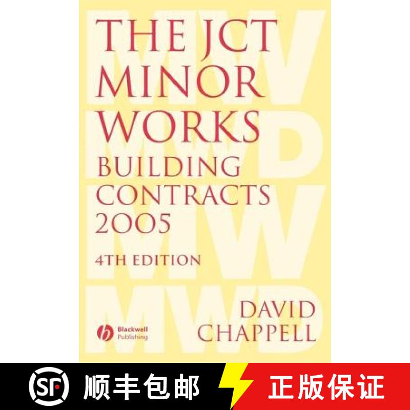 【3-4周达】The Jct Minor Works Building Contracts 2005 4E [Wiley土木工程] [9781405152716]