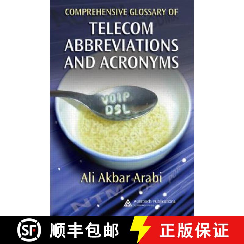 【3-4周达】Comprehensive Glossary of Telecom Abbreviations and Acronyms [9781420058666]