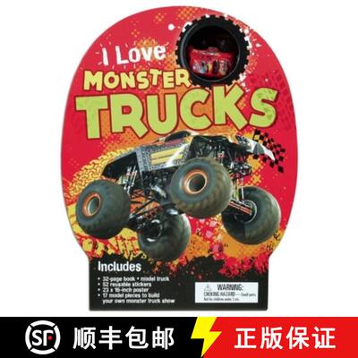 【3-4周达】I Love Monster Trucks [9781626862975]