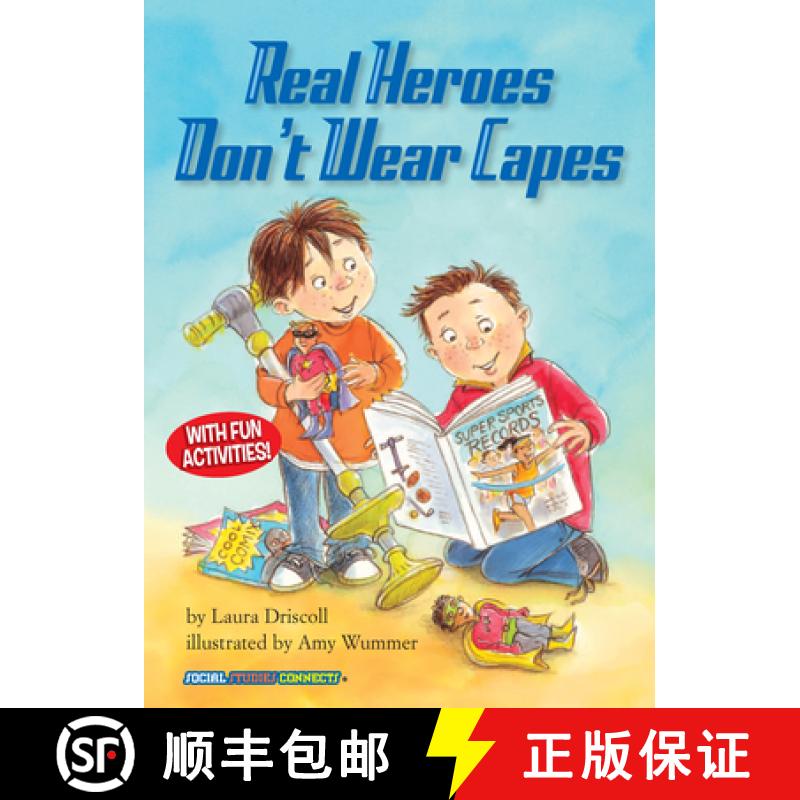 【3-4周达】Real Heroes Don't Wear Capes: Heroes [9781575652450]