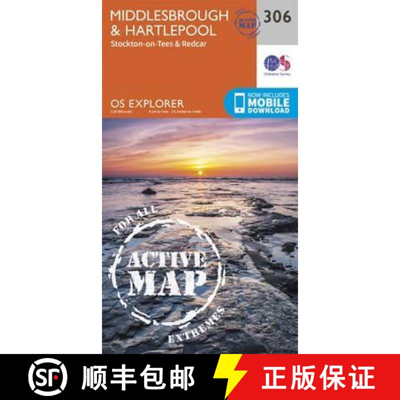 【3-4周达】Middlesbrough and Hartlepool, Stockton-on-Tees and Redcar [9780319471784]