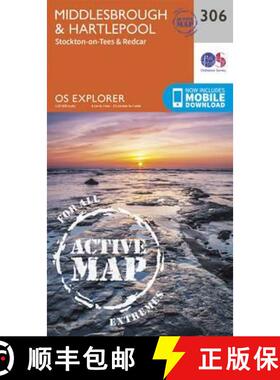 【3-4周达】Middlesbrough and Hartlepool, Stockton-on-Tees and Redcar [9780319471784]