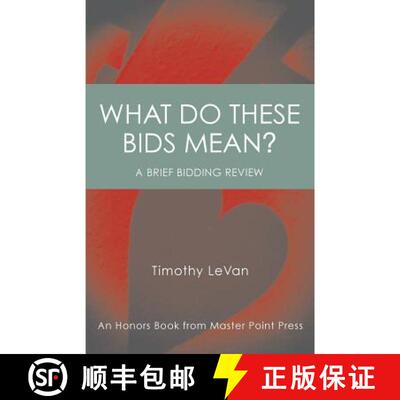【3-4周达】What Do These Bids Mean?: An Honors Book from Master Point Press [9781771401821]