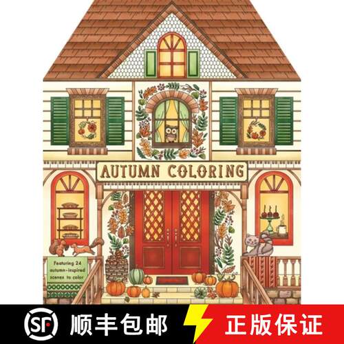 【3-4周达】Autumn Coloring: Featuring 24 Sweater-Weather Scenes to Color [9781837956333]