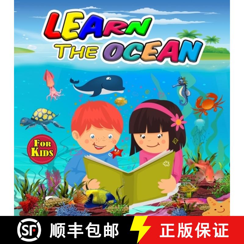 【3-4周达】Learn the Ocean for Kids: Ideal Ocean Book for Boys Girls and Kids, Perfect Sea Animals Gi... [9786069607114]