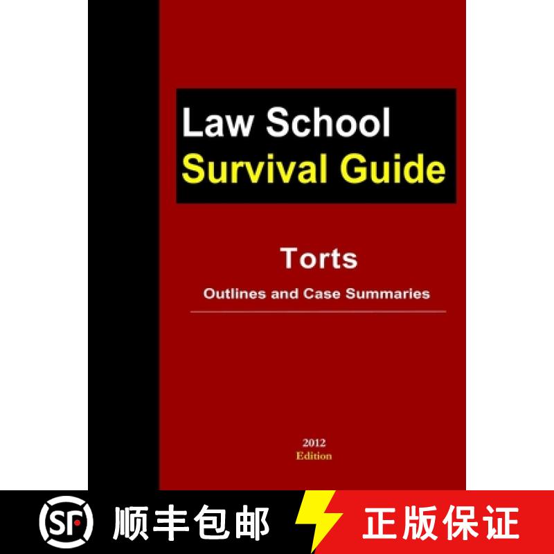 【3-4周达】Torts: Outlines and Case Summaries [9781300105459]