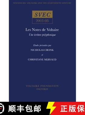 【3-4周达】Notes de Voltaire: une ecriture polyphonique [9780729408127]