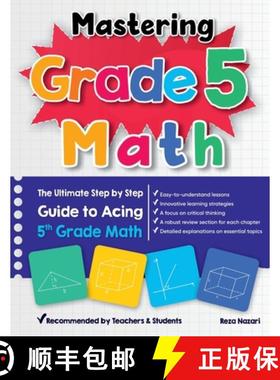 【3-4周达】Mastering Grade 5 Math: The Ultimate Step by Step Guide to Acing 5th Grade Math [9781637195086]