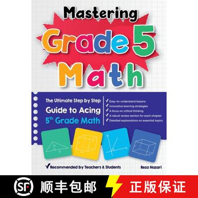 【3-4周达】Mastering Grade 5 Math: The Ultimate Step by Step Guide to Acing 5th Grade Math [9781637195086]