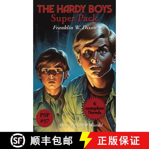 【3-4周达】精装 The Hardy Boys Super Pack: The Tower Treasure, the House on the Cliff, the Secret of ... [9781515462545]
