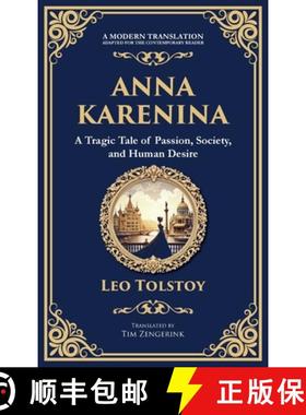 【3-4周达】Anna Karenina: A Tragic Tale of Passion, Society, and Human Desire (Deluxe Hardbound Edition) [9781804212387]