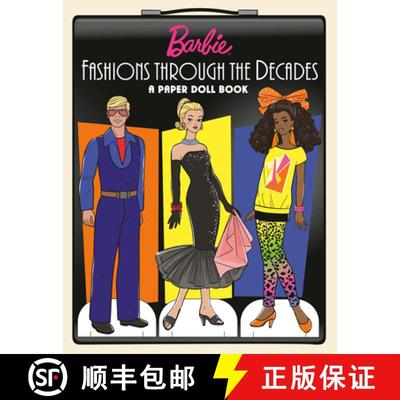 【3-4周达】Barbie Fashions Through the Decades: A Paper Doll Book [9798217027637]