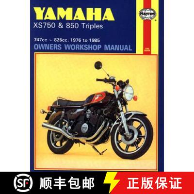 【3-4周达】Yamaha XS750 & 850 Triples (76 - 85) Haynes Repair Manual [9780856967122]