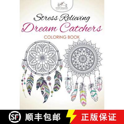 【3-4周达】Stress Relieving Dream Catchers Coloring Book [9781683773504]