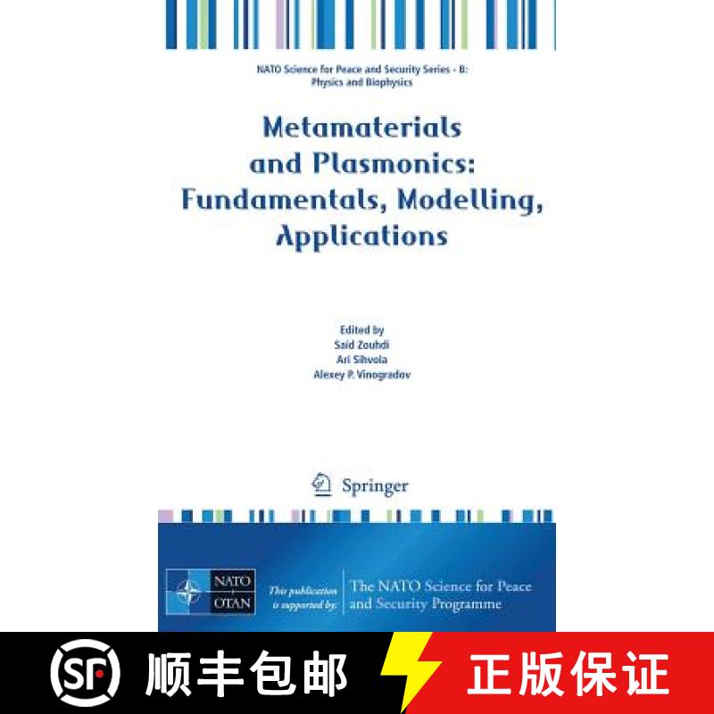 【3-4周达】Metamaterials and Plasmonics: Fundamentals, Modelling, Applications [9781402094057]
