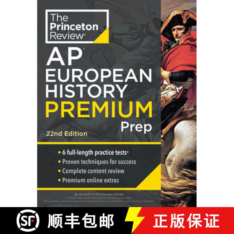 Princeton Review AP European History Premium Prep, 22nd Edition: 6 Practice Tests + Complete Content ... [9780593517154]