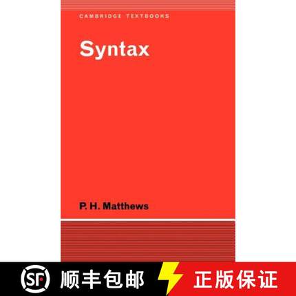 【3-4周达】Syntax [9780521297097]