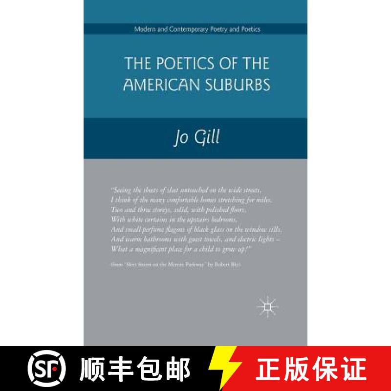 【3-4周达】The Poetics of the American Suburbs [9781349464784]