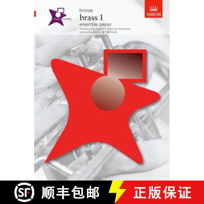 【3-4周达】Music Medals Bronze Brass 1 Ensemble Pieces [9781860965043]