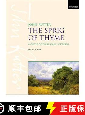 【3-4周达】The Sprig of Thyme: Vocal Score [9780193380615]