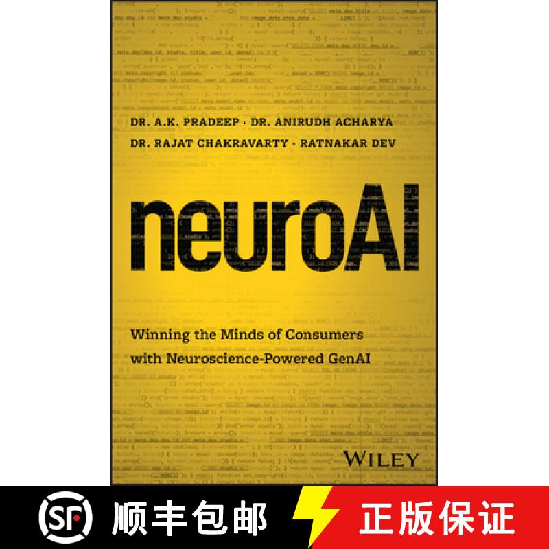 【3-4周达】Neuroai: Winning the Minds of Consumers with Neuroscience Powered Genai [9781394261963]