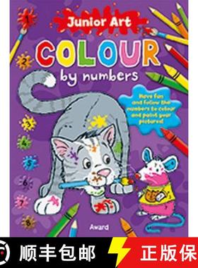 【3-4周达】Colour by Numbers - Cat and Mouse: Featuring a Picture of the Finished Page for Extra Guid... [9781841358604]