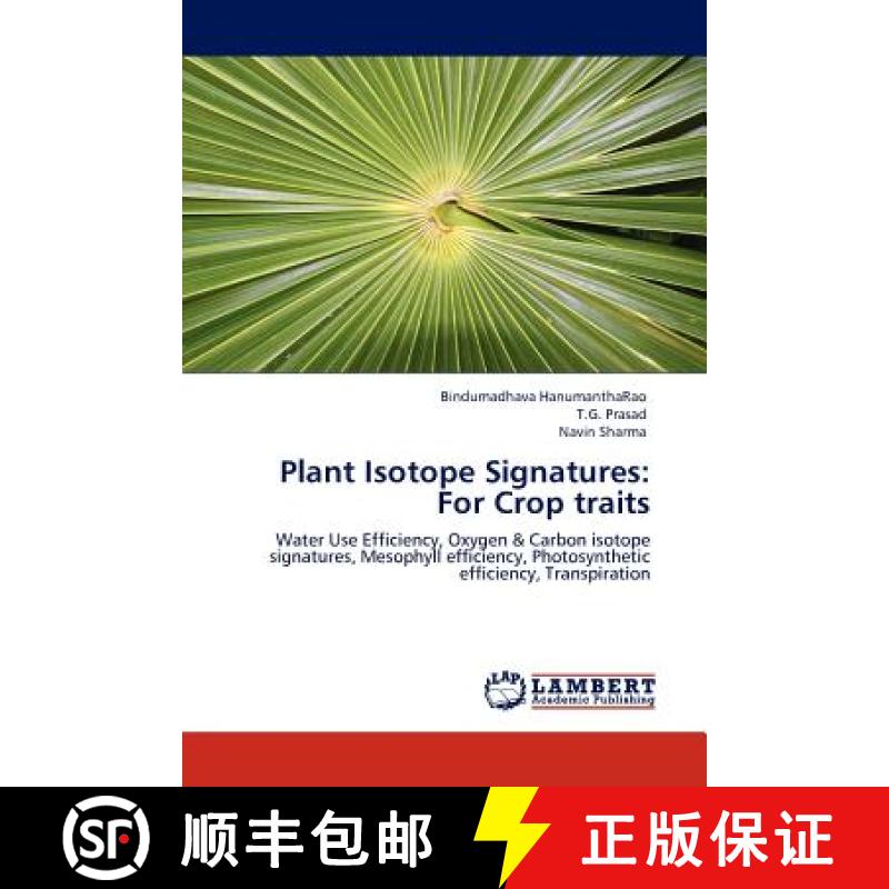 预订 Plant Isotope Signatures: For Crop traits [9783845402161]